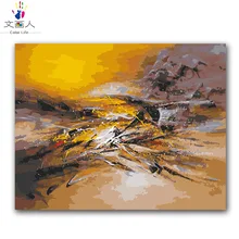 Раскраска по номерам абстрактное небо Модульная картина украшение дома картина маслом по номерам пейзаж цифровая краска по номерам