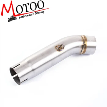 

Motoo - Motorcycle Exhaust middle pipe Round Muffler for HONDA CB400 Slip-On all years