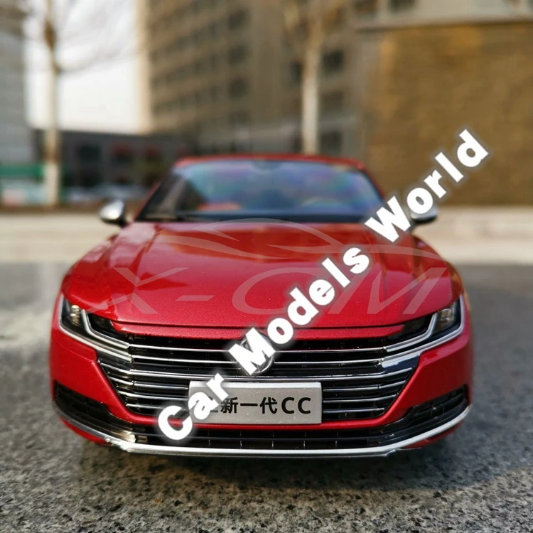 Литая под давлением модель автомобиля для Arteon следующего поколения CC 1:18(красный)+ маленький подарок