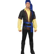 Jake and the Neverland пиратский костюм для мужчин пират одежда Пираты Карибского капитан Джек Captain Harlock Хэллоуин косплей