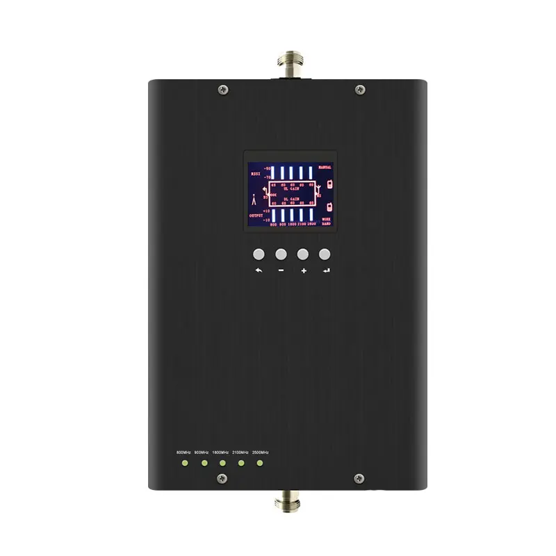 Усилитель сигнала сотового телефона Lintratek Five Band 2G 3G 4G 800 900 1800 2100 2600 МГц комплект