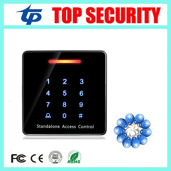 

Good quality smart RFID card door access control reader touch waterproof keypad 125KHZ ID card single door access controller