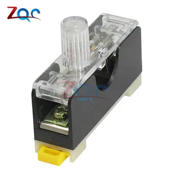 

FS101 10A 6*30mm Fuse Socket With Indicator Light DIN RAIL Mounted Fuse