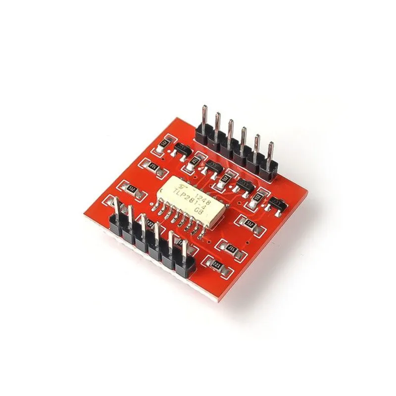 NEW TLP281 4 way optocoupler isolation module high and low level expansion board electronic building blocks module For arduino