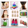 Juguetes de bricolaje bandas de goma pulsera para niños o bandas de goma para el pelo relleno banda de goma hacer pulsera tejida Diy regalo de Navidad 2022 ► Foto 2/6