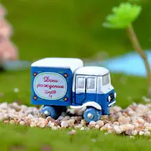 3 шт./компл. Micro Пластик грузовой автомобиль мини для декорирования вестибюлей садовые фигурки крошечный мир украшения бонсай декоративные статуэтки