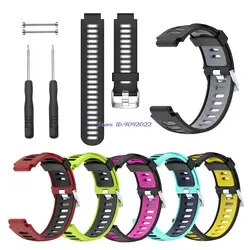 Силиконовые запястье для GarminForerunner 735XT/220/230/235/620/630 Смарт часы