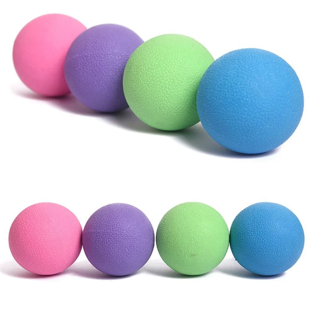 Fitness Workout Training Massage Lacrosse Ball Gym Crossfit Yoga Exercise Muscle Relief Trigger Point Knot Relax Hockey Balls