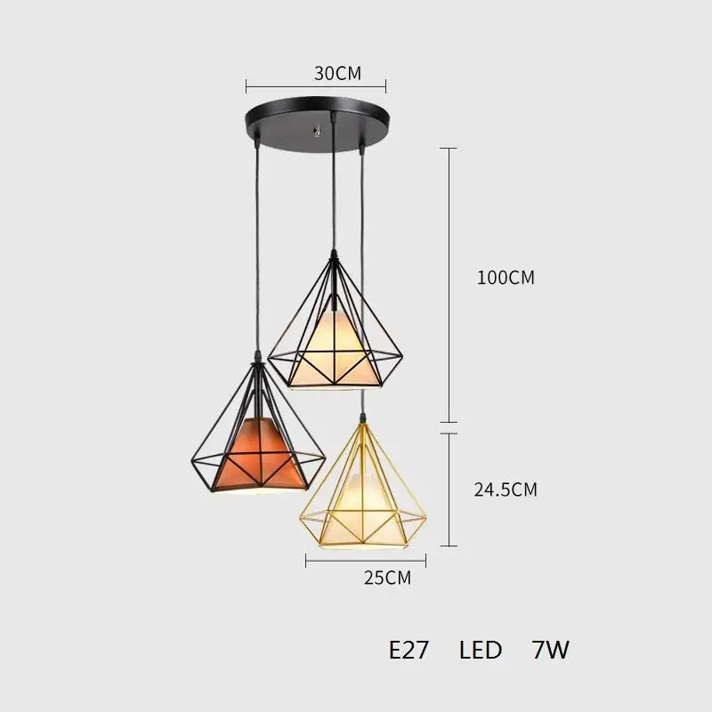 Lampara Кухня промышленные Люстры E Pendente Para Sala обеденный стол светильник Декор для дома Лофт Luminaria висит подвесной светильник