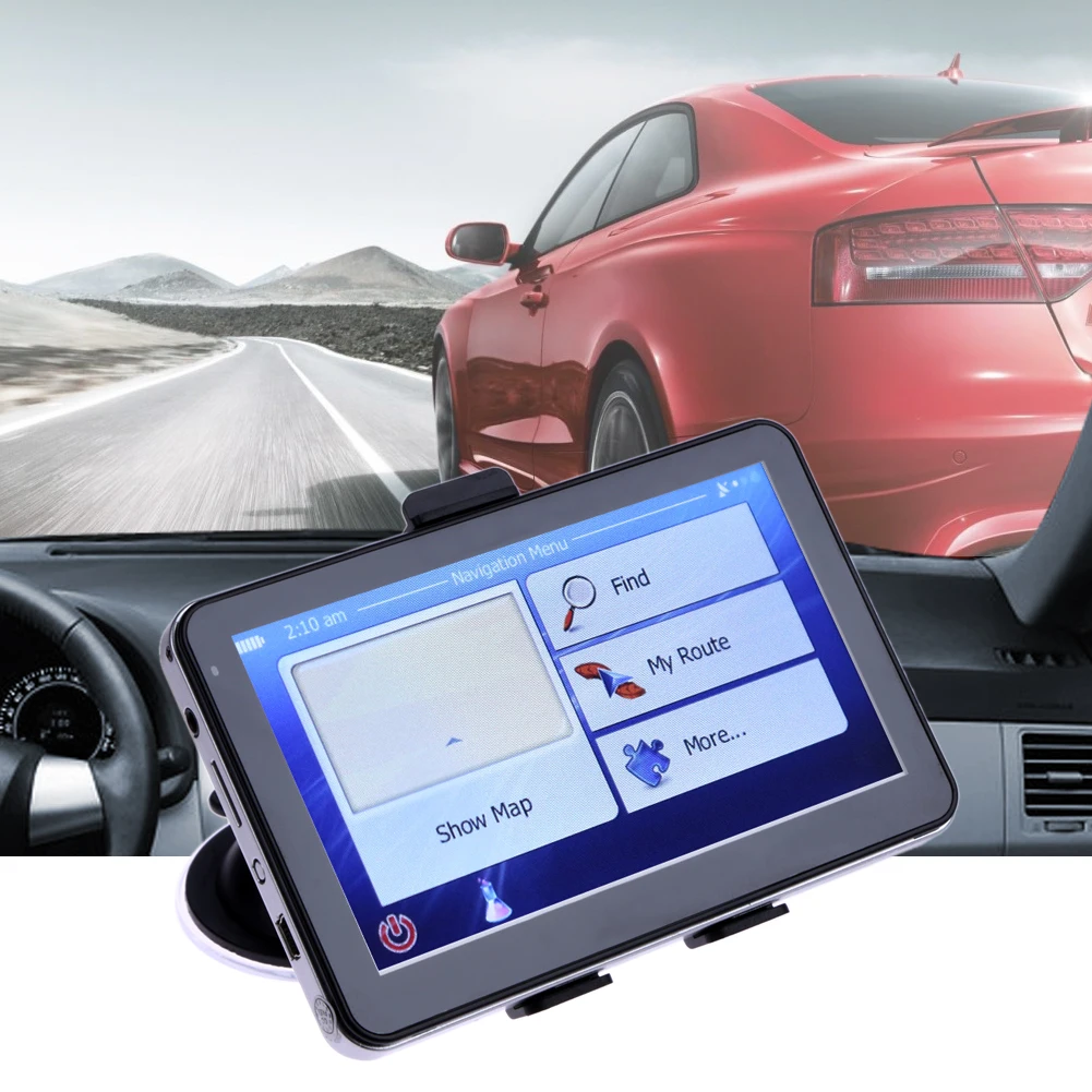  5 zoll Auto GPS-Navigation HD800 * 480 256 Mt/8 GB Sat Nav CPU800M Wince6.0 + FM Transmitter + mult