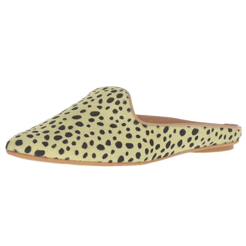

Ladies Shoes Women Leopard Pointed Toe Lazy Slippers Slip On Flat Ladies Comfortable Sports Casual Mixed Colors Flat Shoes 2019