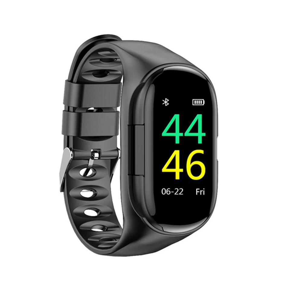 Tendway M1 новейший AI Смарт часы с Bluetooth наушниками монитор сердечного ритма фитнес