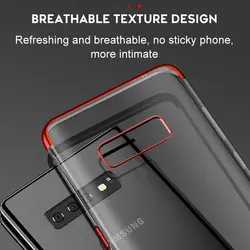 Покрытие прозрачный силиконовый чехол для samsung Galaxy S серии Crystal Clear чехол для samsung S10 S9 S8 плюс S7 S6 край S10e