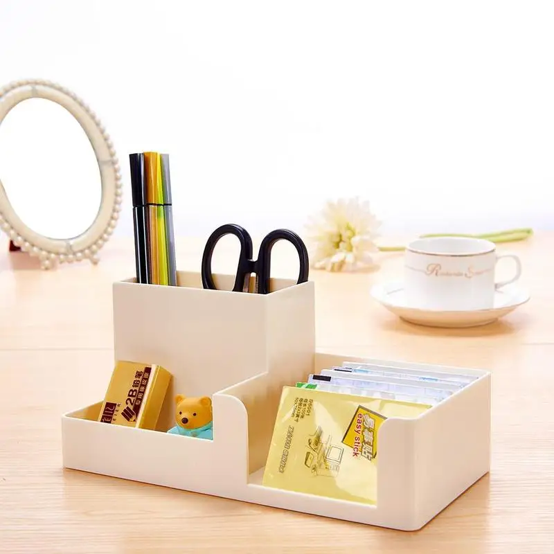  Vividcraft Multifunctional Pen Pencil Holder Candy Color Pen Container Desk Organizer Stand Plastic