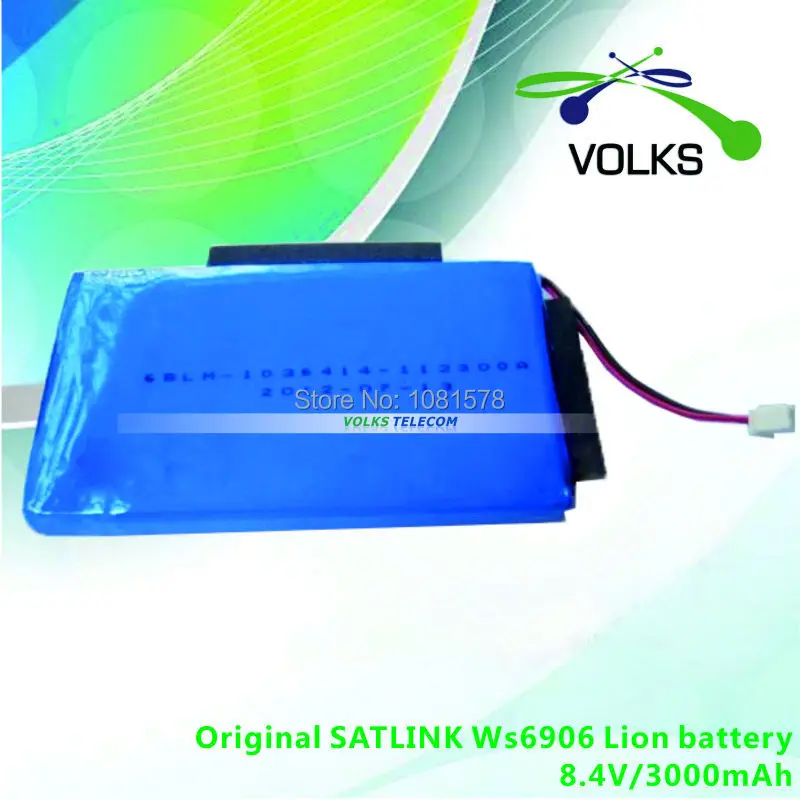 Original Satlink Ws6906 Ws6908 Satellite Finder Meter Battery 3000mah