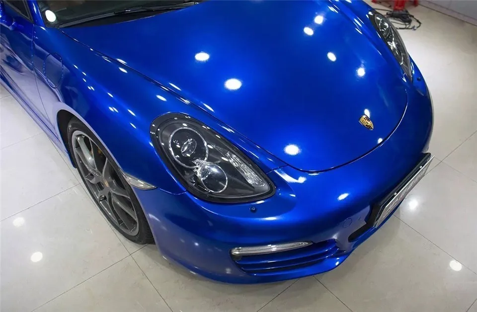  Glossy Candy Car Vinyl Wrap Film Ultra Gloss Metallic Car Wrapping Foil Vehicle Sticker Bike Comput