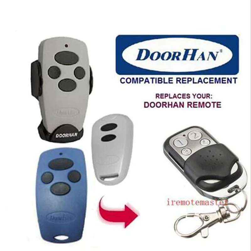 

Doorhan garage remote control 433.92mhz rolling code Doorhan remote gate control remote barrier handheld transmitter opener