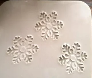 

Free shipping snowflake handmade soap pattern Mini diy soap stamp chaprter seal