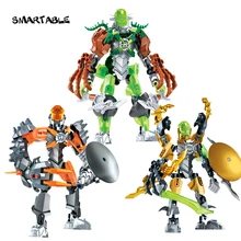 Smartable Hero Factory 5,0 3 шт./компл. saroax zontcen zefonb Набор строительных блоков игрушки совместим со всеми самых лучших брендов, включая Hero Factory подарок