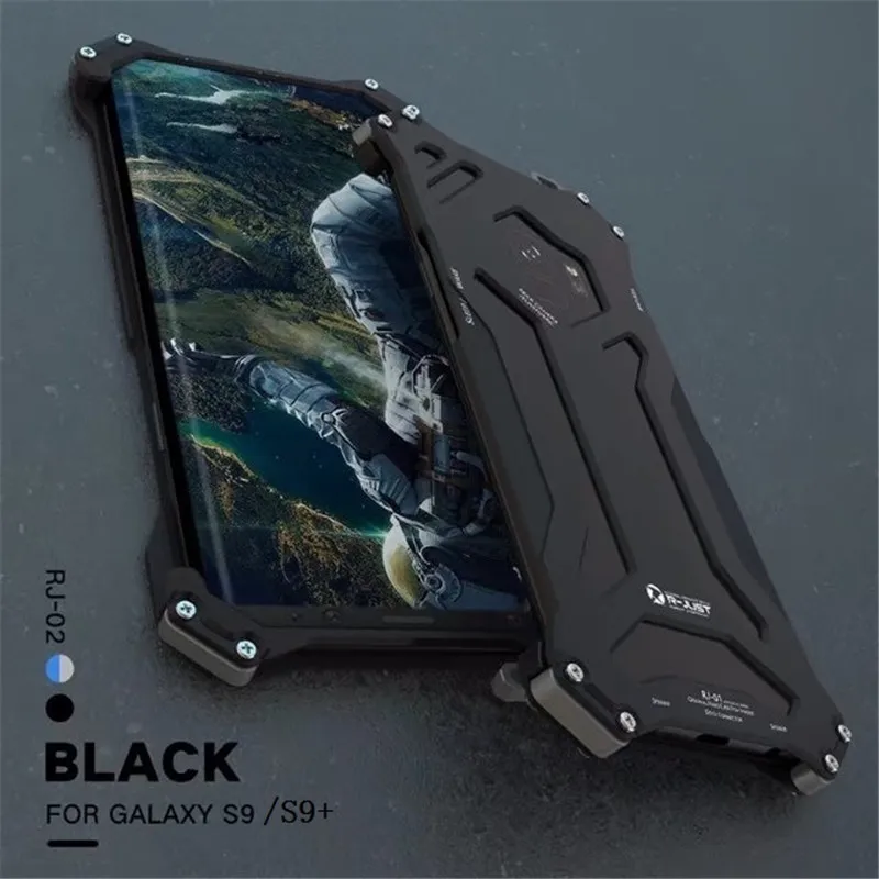 Антидетонационных авиации тонкий металлический чехол для Samsung Galaxy S9 g9600/S9 плюс S9+ g9650 Роскошные чехол Спорт Обложка В виде ракушки