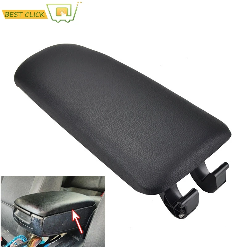 

Car Armrest Latch Lid Center Console Cover Center Clip Catch PU Leather Arm Rest Cap For Audi A4 B6 B7 2002-2008 Accessories