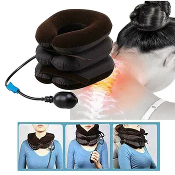 

Cervical Neck Traction Medical Correction Device Cervical Support Posture Corrector Neck Stretcher Relaxation Inflatable Collar