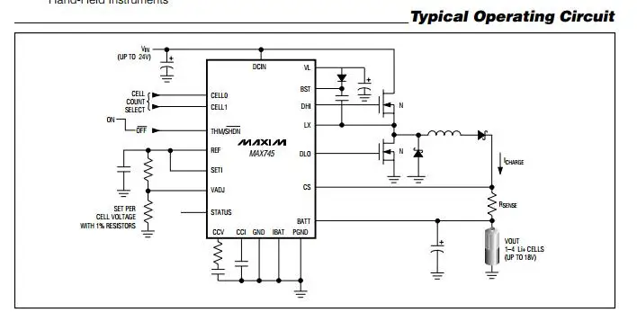 Temperature control typical circuit composed of MAX712/MAX713 - Power_Supply_Cir
