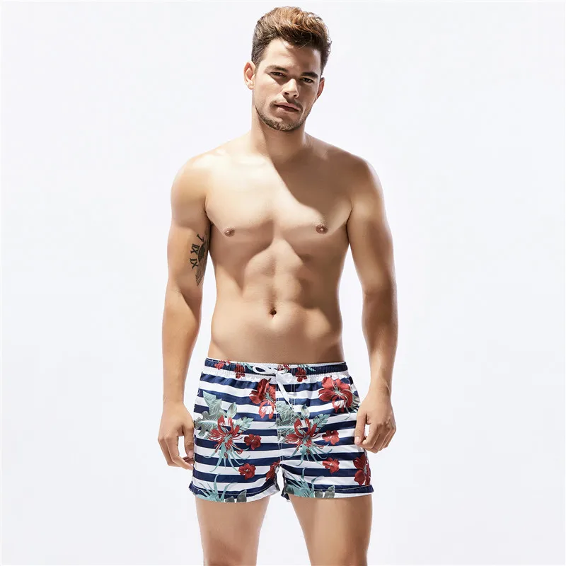 Мужская одежда горячие летние пляжные шорты быстросохнущие пляжные шорты Свободные дышащие мужские спортивные шорты короткие de bain homme