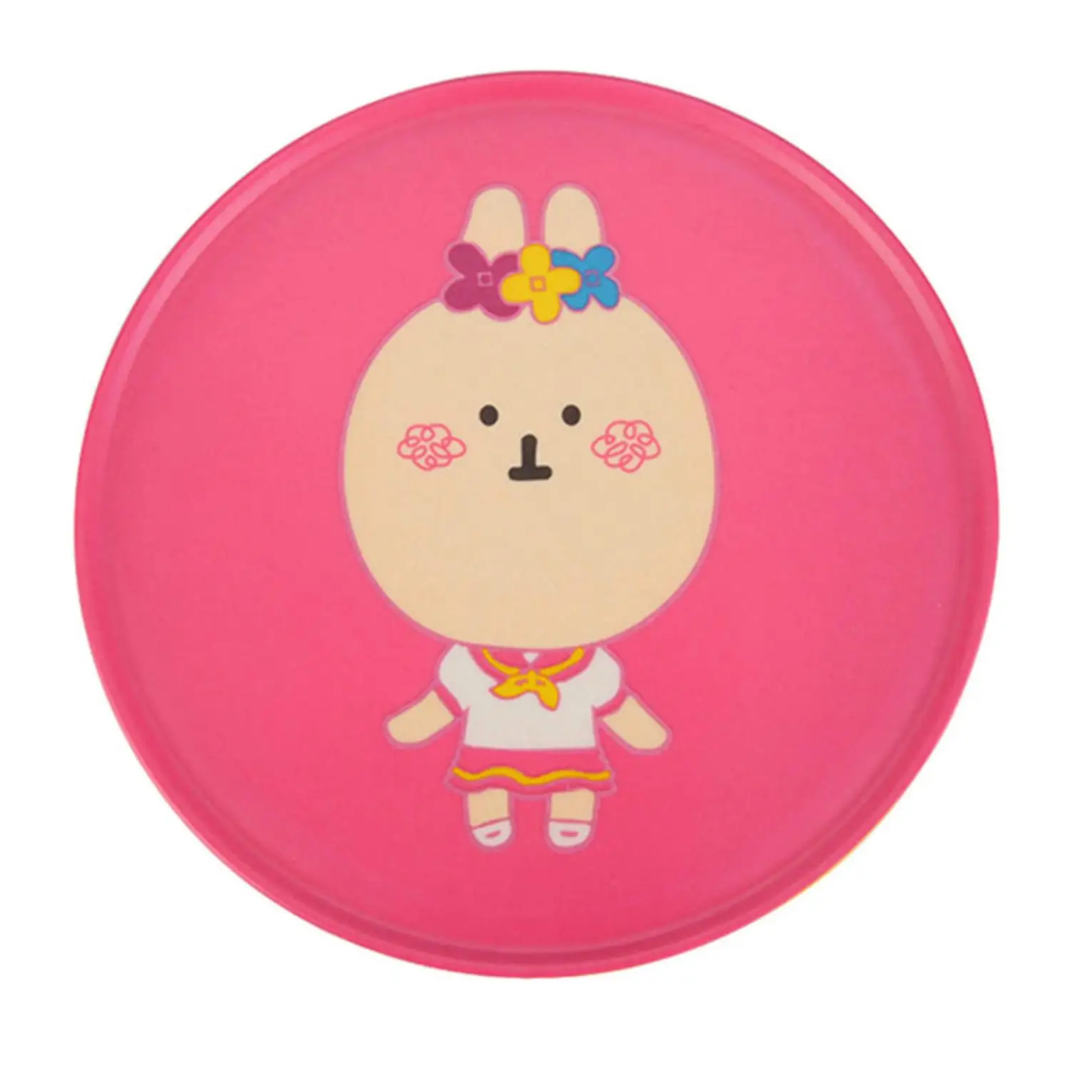 Pink 1 шт. экологически чистый нетоксичный толстый мультяшный узор материал из бамбукового волокна посуда изоляционная салфетка коврик* D - Цвет: Pink