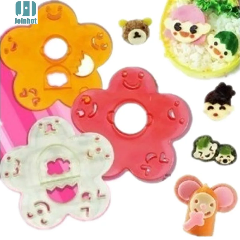 

magic face Decorative Bento Rice Mold set DIY Egg molds sushi mold tools set rice ball mold