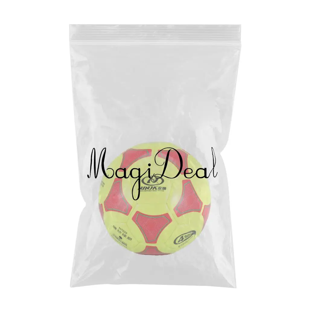 MagiDeal Soccer Ball Size 4 PU Leather Sport Ball with Net & Needle- Suitable for Children/Youth/Adults Indoor Outdoor Play