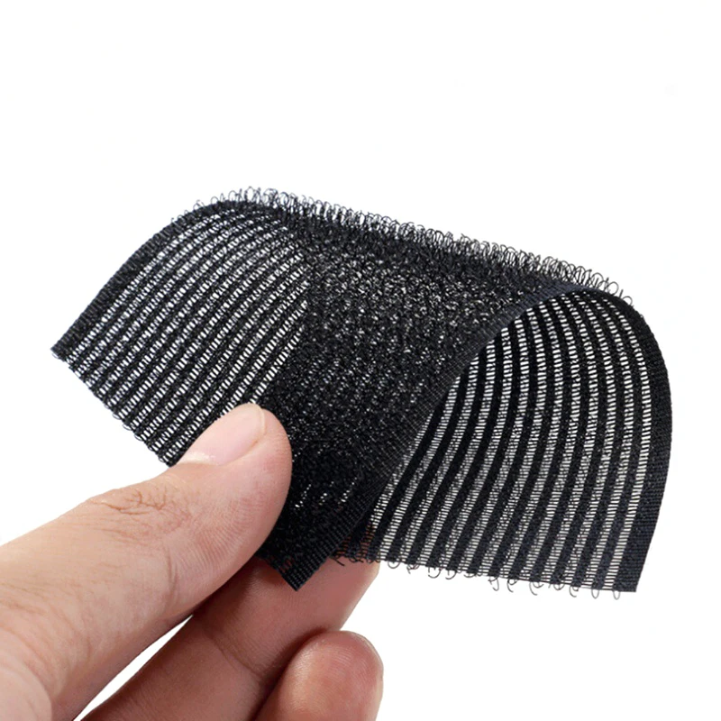 2pcs Fashion Magic Paste Hair Sticker Clip Tape Fringe Hair Bangs Patch Stick For Female Hair Accessories Random Color Select