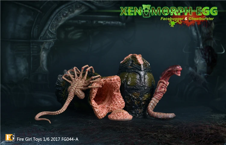 Fire Girl Toys FG044-A Xenomorph Egg Facebugger &amp Chestburster набор 1/6 подходит для 12-дюймовых экшн-фигурок