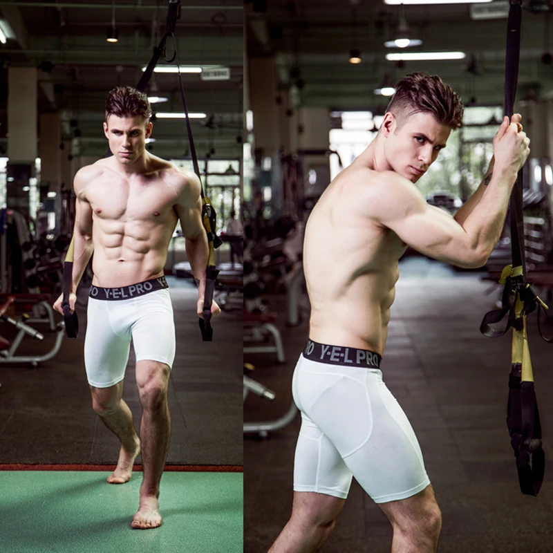 Gym Fitness Sport Shorts Mens Compression Running Tights Patchwork Crossfit Jogging Legging Breathable Quick Dry Sportswear sports shorts,sports leggings,compression pants