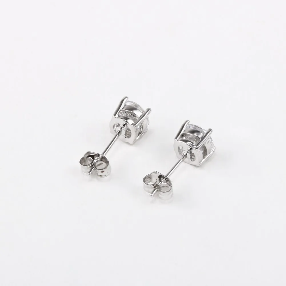 Ohrstecker заклепки pendientes купе белый фианит dames для подружек невесты de oro sevgiliye носком d