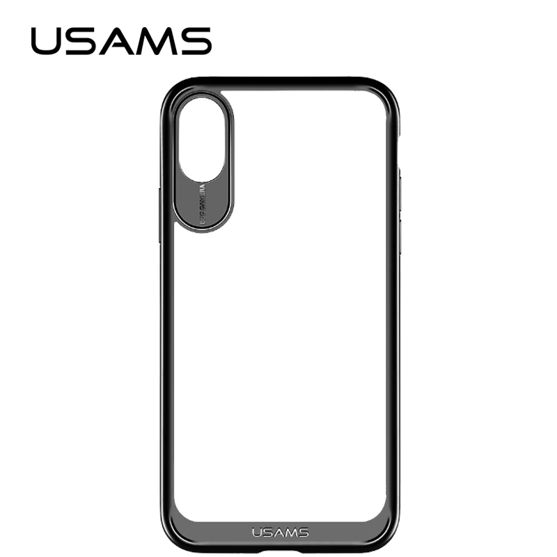 USAMS чехол для iPhone X TPU прозрачный Apple задняя крышка iPhoneX оболочка |