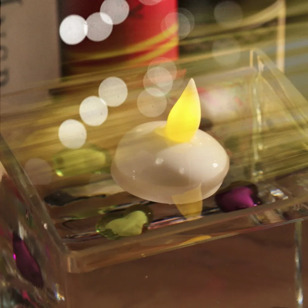 Водонепроницаемая светодиодная свеча для свадьбы 60 шт.|led candle|waterproof led candlevelas flotantes