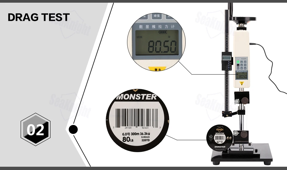 SeaKnight Monster S9 300 м PE рыболовная леска 9 нитей обратная спиральная технологическая многофиламентная прочная леска для ловли карпа 20 30 40 80 100LB