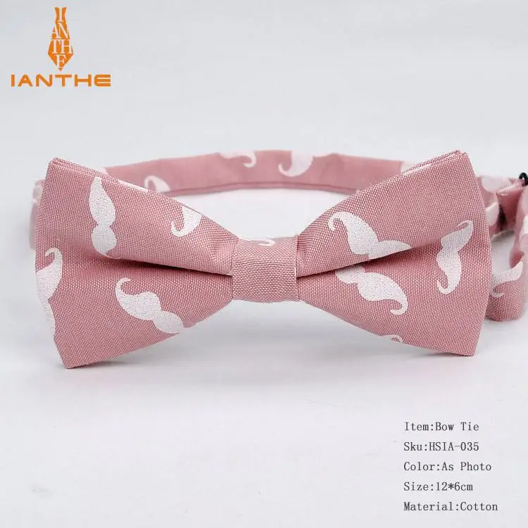 Ianthe мужские брендовые новые винтажные с принтом усов свадебные галстуки-бабочки для мужчин Vestido Gravatas галстук для жениха бабочка модный галстук-бабочка - Цвет: IA035