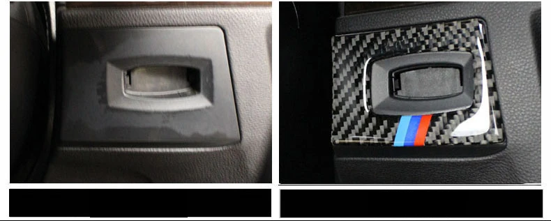 Yootobo для BMW E90 E92 E93 углеродного волокна фар переключатели декоративная рамка Накладка для украшения приборной панели литья Стикеры