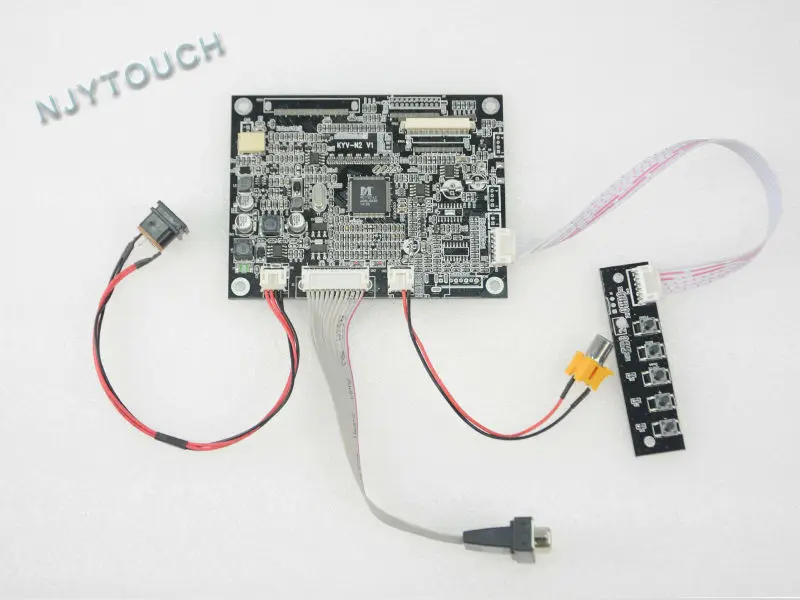 VGA AV TTL 50 pins LCD Controller Board KYV N2 V1 for 5 AT050TN22 V1 50Pin
