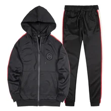 Мужской свитер с капюшоном, костюм, весна-осень, модный Европейский размер, повседневная спортивная одежда, костюм для мужчин, костюмы для отдыха, AFTZ23