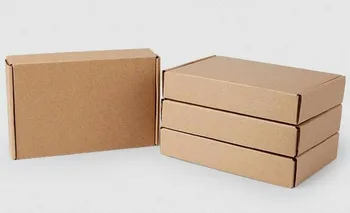 

Retail 18*11*6cm 10pcs/lot Brown Paper Kraft Box Gift Packing Boxes Packaging Storage Kraft Paper Boxes Mailing Box