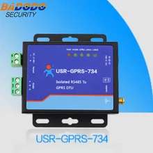 USR-GPRS232-734 изолированный RS485 к GPRS DTU серийный RS485 к GSM GPRS модем Поддержка 2 розетки TCP и UDP