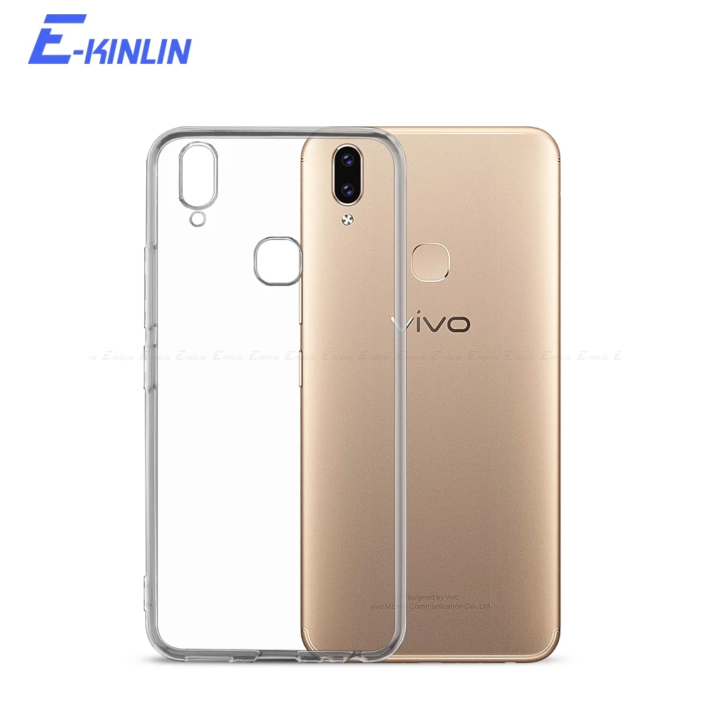 Силиконовый ультратонкий прозрачный мягкий чехол для BBK vivo V20 SE V19 V17 Neo V11i V11 V15 V9 Youth