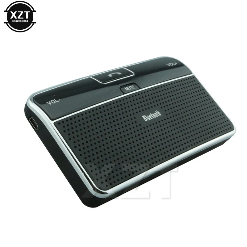 1PCS Universal Phone Speaker Bluetooth 4.0 Handsfree Music FOR Car Receiver Speakerphone 3.5mm Sun Visor Adapter laptop | Компьютеры и