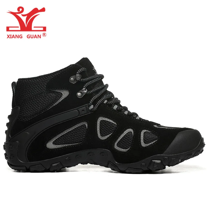 Ceny Mężczyźni buty górskie kobiety odkryty wodoodporna oddychająca skóra Mesh Trekking Camping wspinaczka Mountain Boot Sport polowanie trampki
