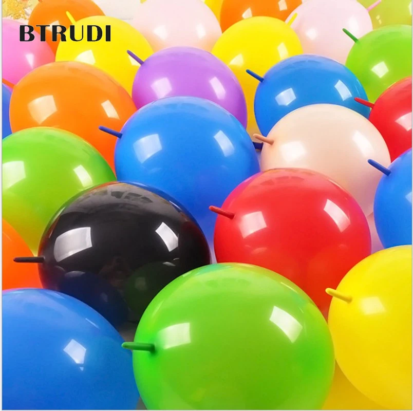 BTRUDI 50 шт./лот 10 дюймов 2 5 г звеньевые шары украшения для свадебвечерние НКИ