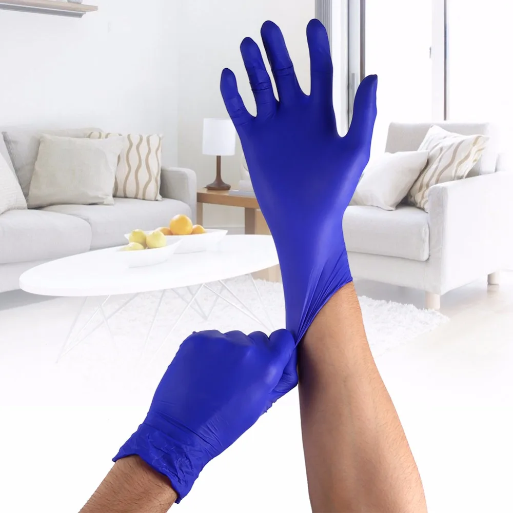 100Pcs/Lot Disposable Latex Gloves Waterproof Household Glove For Home