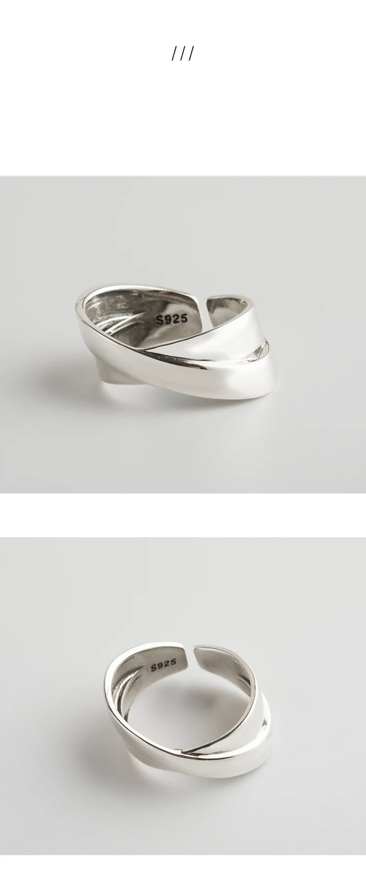 Geometric Silver Ring